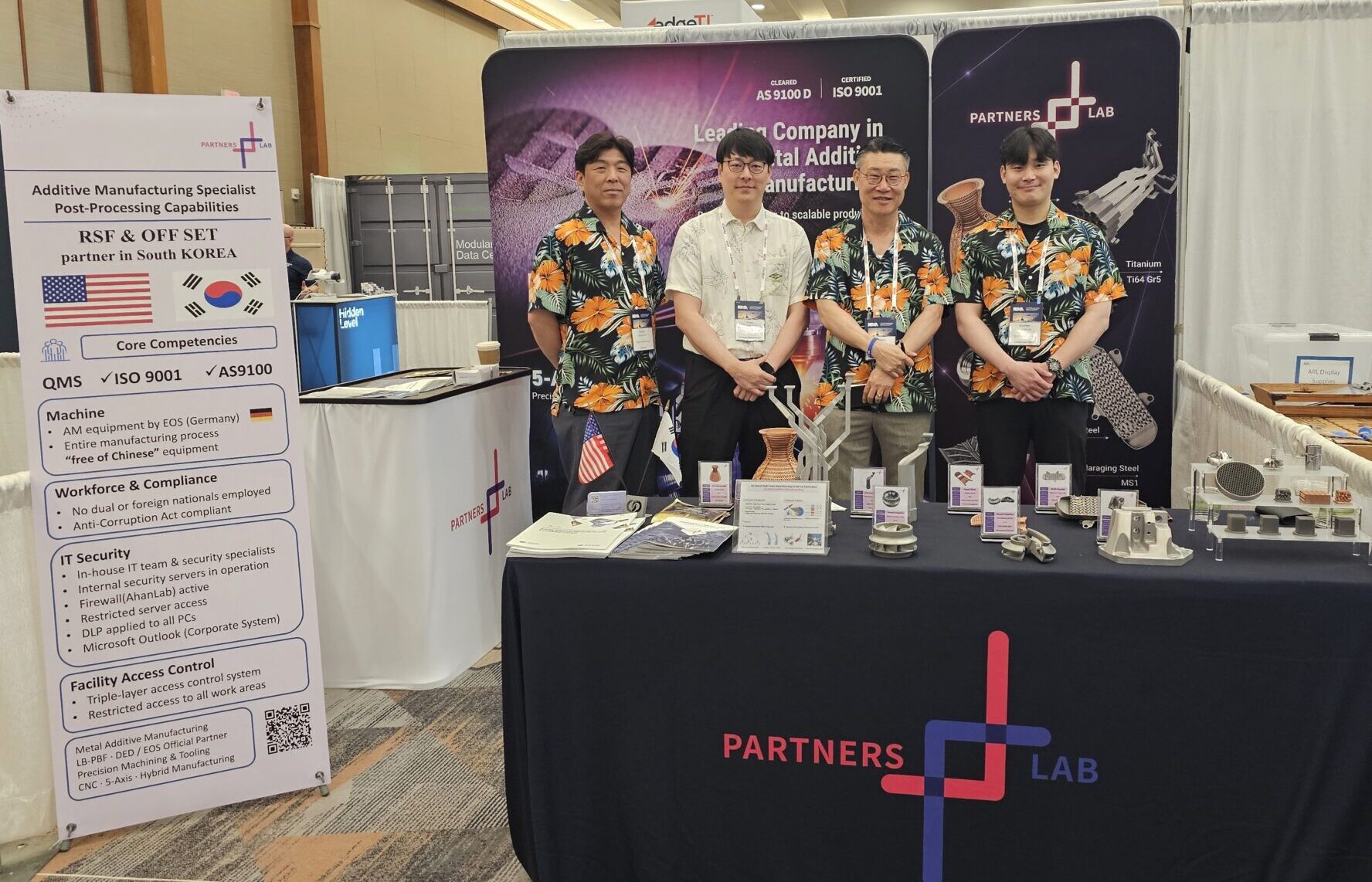 POST Conference 2026 전시에 참가한 파트너스랩(PartnersLab)과 3D프린팅제조혁신센터 손용 센터장